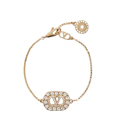 Valentino VLogo Swarovski-embellished bracelet | Thumbnail 1 Valentino VLogo Swarovski-embellished bracelet | Thumbnail 1