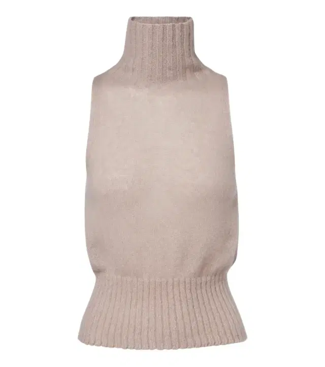 Cashmere and silk-blend high-neck vest Cashmere and silk-blend high-neck vest