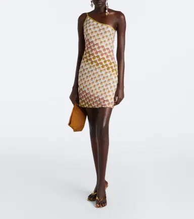 Missoni One-shoulder lamé minidress | Thumbnail 2 Missoni One-shoulder lamé minidress | Thumbnail 2