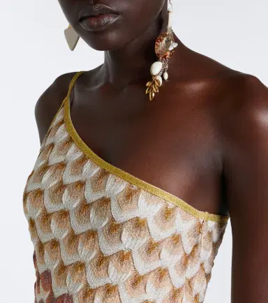 Missoni One-shoulder lamé minidress | Thumbnail 3 Missoni One-shoulder lamé minidress | Thumbnail 3