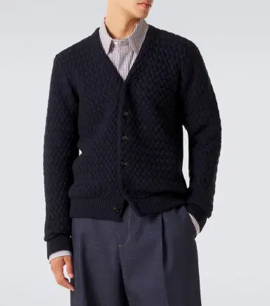 Bottega Veneta Intrecciato wool cardigan | Thumbnail 3 Bottega Veneta Intrecciato wool cardigan | Thumbnail 3