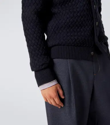 Bottega Veneta Intrecciato wool cardigan | Thumbnail 4 Bottega Veneta Intrecciato wool cardigan | Thumbnail 4
