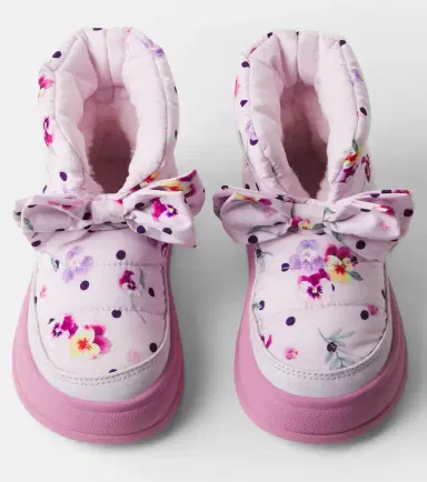 MONNALISA Bow-detail floral snow boots | Thumbnail 4 MONNALISA Bow-detail floral snow boots | Thumbnail 4
