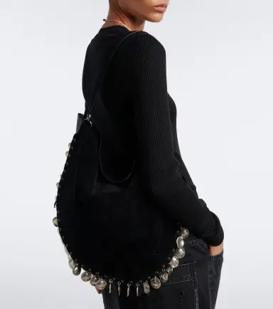 Isabel Marant Oskan Soft Medium suede shoulder bag | Thumbnail 4 Isabel Marant Oskan Soft Medium suede shoulder bag | Thumbnail 4