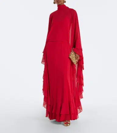 DE LA VALI Socorro chiffon maxi dress | Thumbnail 2 DE LA VALI Socorro chiffon maxi dress | Thumbnail 2