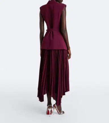 Simkhai Helena crêpe midi dress | Thumbnail 4 Simkhai Helena crêpe midi dress | Thumbnail 4