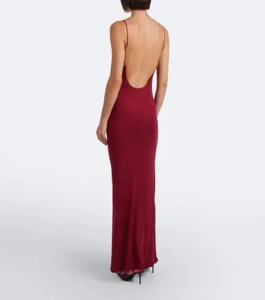 Saint Laurent Jersey maxi dress | Thumbnail 5 Saint Laurent Jersey maxi dress | Thumbnail 5