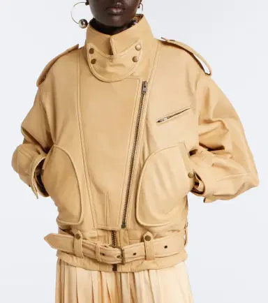 Isabel Marant Farza leather jacket | Thumbnail 2 Isabel Marant Farza leather jacket | Thumbnail 2