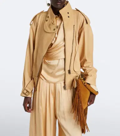 Isabel Marant Farza leather jacket | Thumbnail 3 Isabel Marant Farza leather jacket | Thumbnail 3