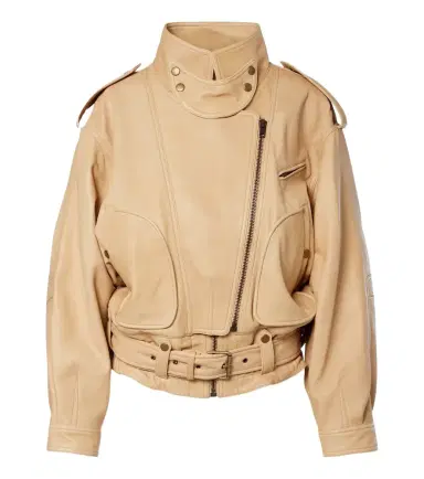 Isabel Marant Farza leather jacket | Thumbnail 1 Isabel Marant Farza leather jacket | Thumbnail 1