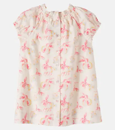 Bonpoint Baby Sidwell printed cotton dress | Thumbnail 3 Bonpoint Baby Sidwell printed cotton dress | Thumbnail 3