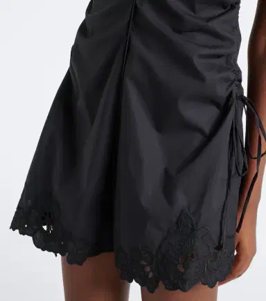 SIR Klara ruched cotton minidress | Thumbnail 3 SIR Klara ruched cotton minidress | Thumbnail 3