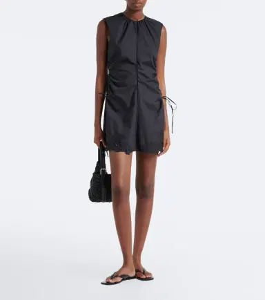 SIR Klara ruched cotton minidress | Thumbnail 4 SIR Klara ruched cotton minidress | Thumbnail 4