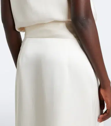 RÓHE Róhe Gathered satin midi skirt | Thumbnail 5 RÓHE Róhe Gathered satin midi skirt | Thumbnail 5