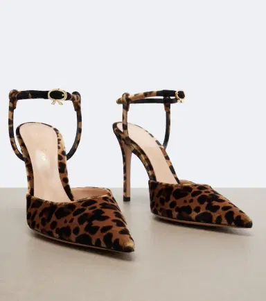 Gianvito Rossi Leopard-print velvet slingback pumps | Thumbnail 4 Gianvito Rossi Leopard-print velvet slingback pumps | Thumbnail 4