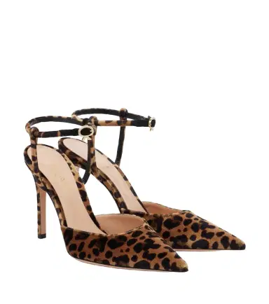 Gianvito Rossi Leopard-print velvet slingback pumps | Thumbnail 1 Gianvito Rossi Leopard-print velvet slingback pumps | Thumbnail 1