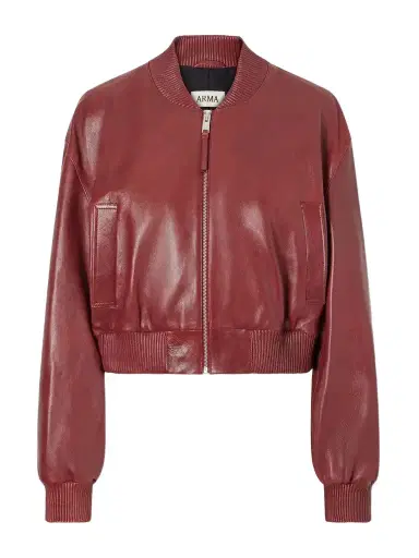 ARMA Hannan Leather Bomber Jacket | Thumbnail 1 ARMA Hannan Leather Bomber Jacket | Thumbnail 1