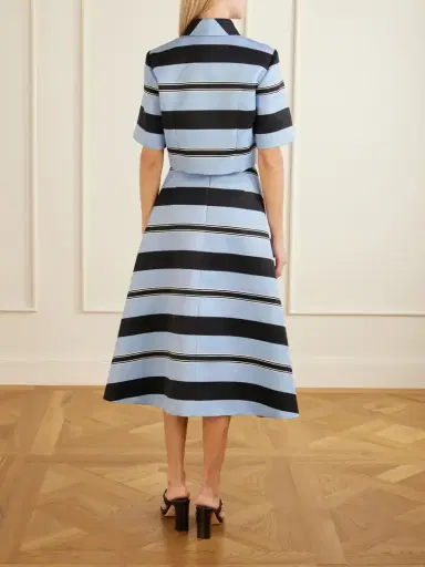 Emilia Wickstead Natalie Striped Twill Shirt | Thumbnail 4 Emilia Wickstead Natalie Striped Twill Shirt | Thumbnail 4