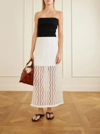 La Ligne Alexi Striped Georgette Maxi Skirt | Thumbnail 2 La Ligne Alexi Striped Georgette Maxi Skirt | Thumbnail 2