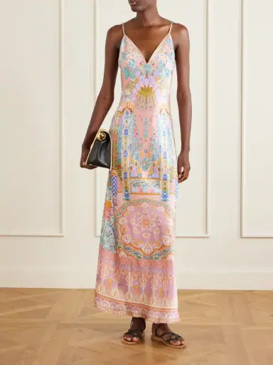 Camilla Printed Silk-satin Maxi Dress | Thumbnail 2 Camilla Printed Silk-satin Maxi Dress | Thumbnail 2