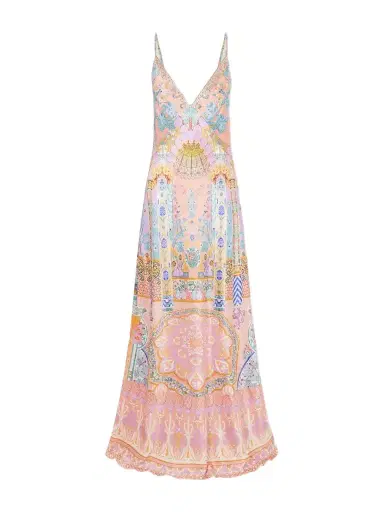 Camilla Printed Silk-satin Maxi Dress | Thumbnail 1 Camilla Printed Silk-satin Maxi Dress | Thumbnail 1