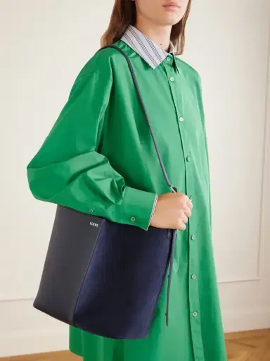 Loewe Bilbao Suede And Leather Tote | Thumbnail 3 Loewe Bilbao Suede And Leather Tote | Thumbnail 3