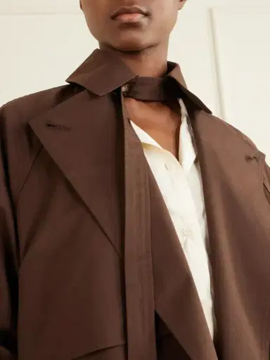 OSSOU Delta Cotton-twill Trench Coat | Thumbnail 4 OSSOU Delta Cotton-twill Trench Coat | Thumbnail 4