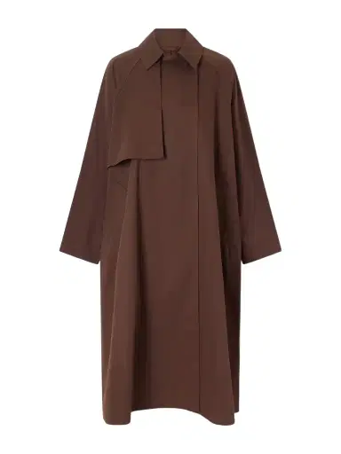 OSSOU Delta Cotton-twill Trench Coat | Thumbnail 1 OSSOU Delta Cotton-twill Trench Coat | Thumbnail 1