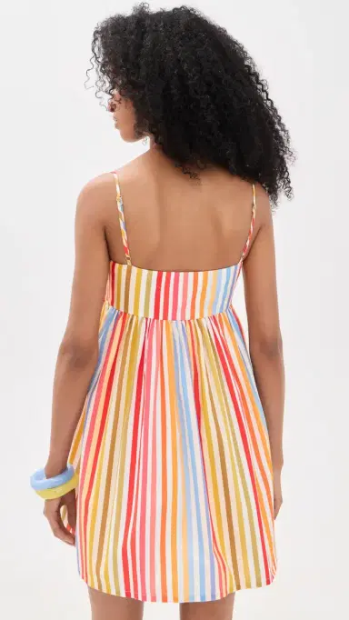 Couper Winnie Mini Dress Rainbow Stripe | Thumbnail 3 Couper Winnie Mini Dress Rainbow Stripe | Thumbnail 3