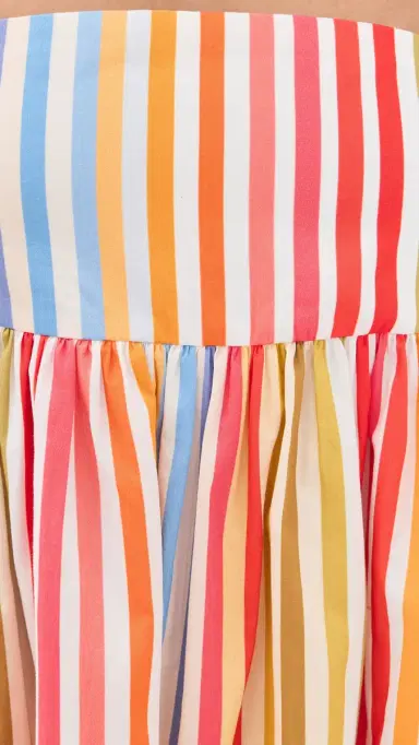 Couper Winnie Mini Dress Rainbow Stripe | Thumbnail 6 Couper Winnie Mini Dress Rainbow Stripe | Thumbnail 6