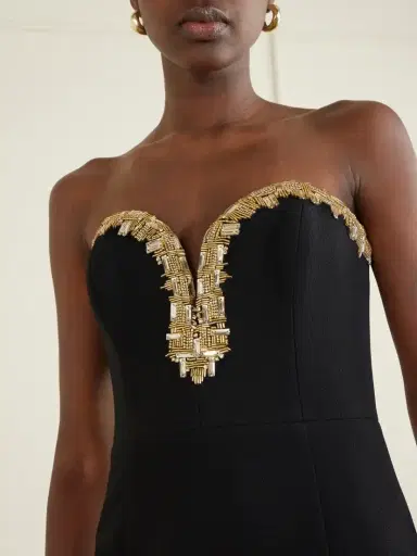 Rebecca Vallance Alexandrite Embellished Cady Gown | Thumbnail 4 Rebecca Vallance Alexandrite Embellished Cady Gown | Thumbnail 4
