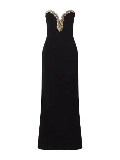 Rebecca Vallance Alexandrite Embellished Cady Gown | Thumbnail 1 Rebecca Vallance Alexandrite Embellished Cady Gown | Thumbnail 1