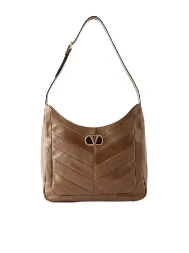 Valentino Garavani Vlogo-embellished Patchwork Leather Shoulder Bag | Thumbnail 1 Valentino Garavani Vlogo-embellished Patchwork Leather Shoulder Bag | Thumbnail 1