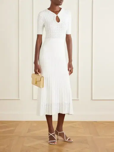 Rebecca Vallance Embellished Crochet-knit Midi Dress | Thumbnail 2 Rebecca Vallance Embellished Crochet-knit Midi Dress | Thumbnail 2