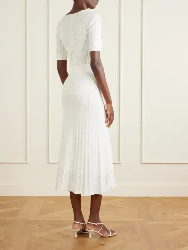 Rebecca Vallance Embellished Crochet-knit Midi Dress | Thumbnail 3 Rebecca Vallance Embellished Crochet-knit Midi Dress | Thumbnail 3