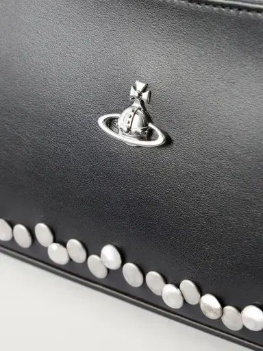 Vivienne Westwood Tasha Logo-embellished Studded Leather Shoulder Bag | Thumbnail 5 Vivienne Westwood Tasha Logo-embellished Studded Leather Shoulder Bag | Thumbnail 5