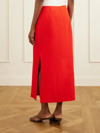 Tibi Stretch-crepe Midi Skirt | Thumbnail 4 Tibi Stretch-crepe Midi Skirt | Thumbnail 4