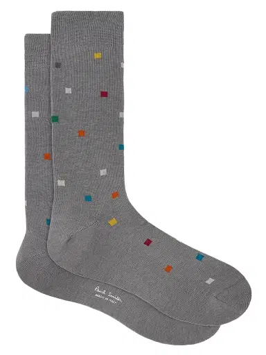 Paul Smith Men's 2-Pack Noah Signature Square Pattern Socks | Thumbnail 4 Paul Smith Men's 2-Pack Noah Signature Square Pattern Socks | Thumbnail 4