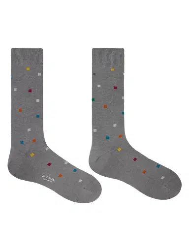 Paul Smith Men's 2-Pack Noah Signature Square Pattern Socks | Thumbnail 6 Paul Smith Men's 2-Pack Noah Signature Square Pattern Socks | Thumbnail 6