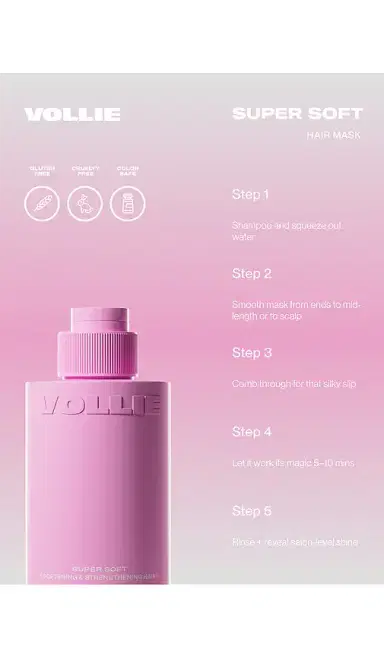 Vollie Super Soft Hair Mask | Thumbnail 6 Vollie Super Soft Hair Mask | Thumbnail 6