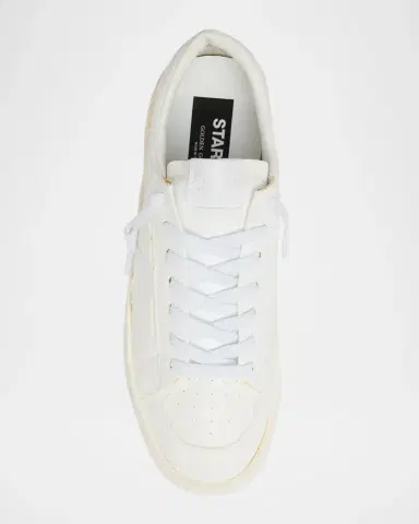 Golden Goose Men's Stardan Leather Low-Top Sneakers | Thumbnail 3 Golden Goose Men's Stardan Leather Low-Top Sneakers | Thumbnail 3
