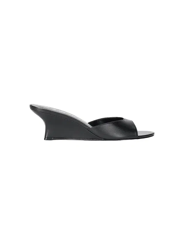 Women's Brigitte 60MM Wedge Mules - Black Women's Brigitte 60MM Wedge Mules - Black