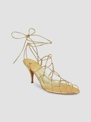 Ulla Johnson Women's Colette 75MM Strappy Sandals - Gold - Size 10 | Thumbnail 2 Ulla Johnson Women's Colette 75MM Strappy Sandals - Gold - Size 10 | Thumbnail 2