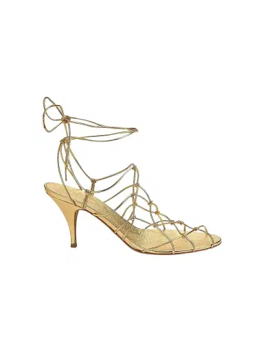 Ulla Johnson Women's Colette 75MM Strappy Sandals - Gold - Size 10 | Thumbnail 1 Ulla Johnson Women's Colette 75MM Strappy Sandals - Gold - Size 10 | Thumbnail 1