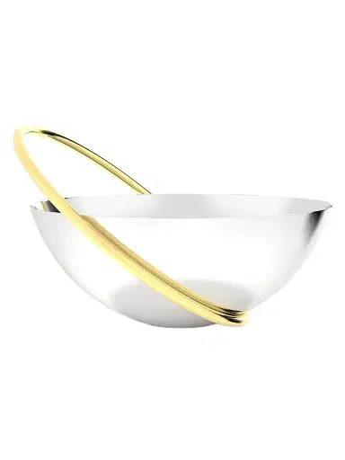 Anna New York Ring Stainless Steel & Brass Fruit Bowl | Thumbnail 1 Anna New York Ring Stainless Steel & Brass Fruit Bowl | Thumbnail 1
