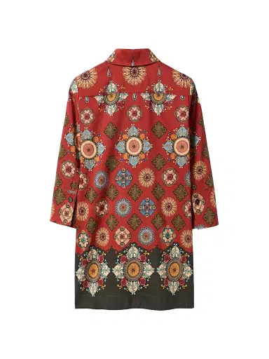 La DoubleJ Women's Short Artemis Dress - Nucleus Placee Rust | Thumbnail 2 La DoubleJ Women's Short Artemis Dress - Nucleus Placee Rust | Thumbnail 2