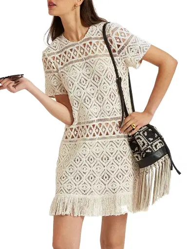La DoubleJ Women's Lacey Mini Swing Dress | Thumbnail 3 La DoubleJ Women's Lacey Mini Swing Dress | Thumbnail 3