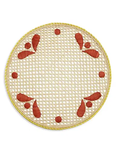 La DoubleJ Raffia Placemat Set of 2 - Capri Mattone | Thumbnail 2 La DoubleJ Raffia Placemat Set of 2 - Capri Mattone | Thumbnail 2
