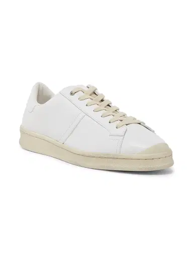 Jil Sander Men's Leather Low-Top Sneakers - Porcelian | Thumbnail 2 Jil Sander Men's Leather Low-Top Sneakers - Porcelian | Thumbnail 2