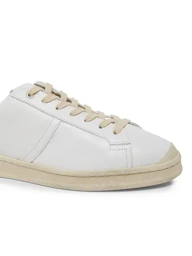 Jil Sander Men's Leather Low-Top Sneakers - Porcelian | Thumbnail 5 Jil Sander Men's Leather Low-Top Sneakers - Porcelian | Thumbnail 5